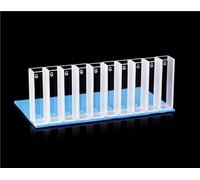 Cuvette en verre standard 10 pièces (sans couvercle) et fond plat avec longueur de trajet de 10 mm
