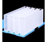 Cuvette en verre Standard avec couvercle, 4 pièces, Volume 35ml, longueur de trajet 100mm, verre optique for utilisation en laboratoire