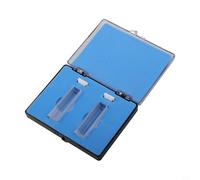 Cuvette Quartz 10mm pour Spectrophotomètre - Lot de 2 - Chemin optique 10mm - Transmission UV > 80% - Plage de longueur d'onde 190-2500 nm - Résistant à la chaleur jusqu'à 600°C - 2