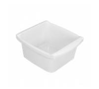 Cuvette rectangulaire profonde 16 L - blanc