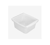Cuvette rectangulaire profonde 16 L blanc