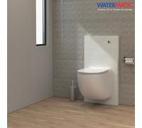 Cuvette suspendue avec broyeur intégré Enduit Blanc - WATERMATIC W40 Silence