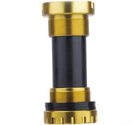 Cuvette Vélo Threaded Roulements Silencieux Cuvette Vélo Threaded | Alliage aluminium léger, design fileté sécurisé, compatible routes et pour vtt, finition noire durable(Yellow)