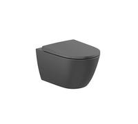ROCA Cuvette WC suspendue sans bride noir mat Ona A346687080