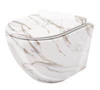 Cuvette Wc Rea Bol De Wc Lave Brillante 49,5 X 37 X 32 Cm