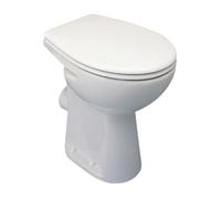 Cuvette WC sur pied surélevé - Porcher - ULYSSE - 36,5x48cm - Porcelaine - Sortie horizontale