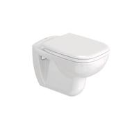 Cuvette WC suspendu D-Code avec abattant frein de chute déclipsable