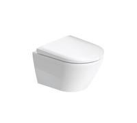 Duravit Set WC suspendu D-Neo, WC Compact, fixation cachée, siège de WC amovible 45880900A1