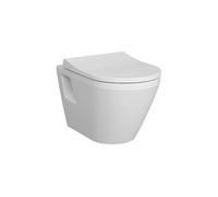 Cuvette WC suspendu sans bride Integra blanc avec abattant frein de chute