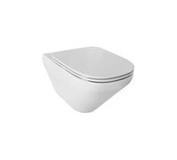Cuvette WC suspendu sans bride Modern Life avec abattant frein de chute et déclipsable