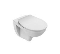 Cuvette WC suspendu sans bride Patio avec abattant extra-plat déclipsable