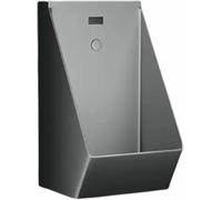 Cuvettes D'urinoir For Hommes Avec Robinet De Chasse D'eau À Capteur, Toilettes Salle Bain En Acier Inoxydable 304, Urinoir For Adultes For Usage Familial/commercial(Grey)