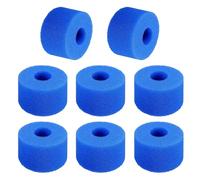 CUVZORA 8 Pièces Éponge Filtrante Type S1, Filtre de Piscine en Mousse, Cartouche d'éponge réutilisable et Lavable, Convient pour Les spas, Les piscines, Les Jardins extérieurs