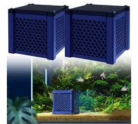 CUVZORA Clever Cube Lot de 2 cubes de charbon actif pour filtre à eau et bac à eau, filtre à charbon actif, cubes de purification de l'eau pour aquarium, étang et chevaux