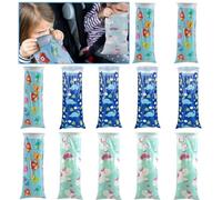 CUVZORA Lot de 12 sacs à cracher pour enfants et adultes, avec anneau, pour enfants et adultes, nausées et vomissements en voiture et en déplacement, zéro odeur, indéchirables