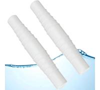 CUVZORA Lot de 2 adaptateurs de tuyau de piscine universels 31/32/34/36/38 mm avec filetage étanche, connexion sans fuite et installation facile, pour piscine Intex et Bestway