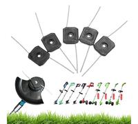 CUVZORA Lot de 5 têtes de débroussailleuse, fil en plastique de 150 mm, fil de débroussailleuse, remplacement de tête de débroussailleuse, accessoires de jardinage