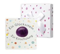 CUVZORA Mutstein Cadeau de rentrée des classes pour enfants avec carte et boîte cadeau, porte-bonheur, sac d'école, remplissage, cadeau d'anniversaire d'enfant (violet)