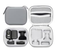 CUVZORA Sac de Transport pour DJI Osmo Nano - Étui de Protection PU, Sac de Voyage Compatible avec GoPro Hero 13, Hero 5, Osmo Nano, Insta360 X5 - Couleur Grise