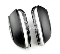 CUWLTXA Feu Clignotants Auto Indicateur de rétroviseur, répéteur de Clignotant Dynamique, pour VW, Passat B7 CC, Scirocco, Jetta MK6 EOS Clignotant Cache(Crystal White)