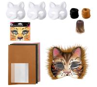 Cuwtheugwg 1/2 Pcsmasque Deguisement Adulte Masques À Gratter Vénitien Couple Style Classique Masque De Mascarade Fantôme L'Opéra Demi-Masque Carnaval A Decorer Complet Costume(Brun)