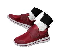 Cuwtheugwg Baskets Femme Chaussure Femmes Chaussures De Mariée Plates Basket Running Mules À Talon Bout Ouvert Sandales avec Bloc Confort Chic Sneakers Legere Strass Flip Flop (Vin,40)