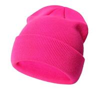 Cuwtheugwg Bonnet Enfant Cache Cou Gants Garcon Fille Hiver Avec Pompon Tour De Doublure Set Pour Gant Garçon Et Ensemble Écharpe 10 Ans Polaire Chaud Accessoires D'Hiver (Rose vif,2-6 ans)