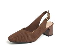 Cuwtheugwg Chaussure Orthopédique Femme Chaussures Compensées Basket Noir Les Sabots Sandales Confortables pour Sport À Confort Orthopedique Respirantes Printemps Sneakers Tong (Café,41)