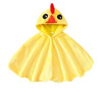 Cuwtheugwg Costume De Petit Poussin pour Bébés Deguisement Oeuf Paques Bébé Combinaison Barboteuse À Capuche Neige Fille Garçon Canard Tenue Pâques Enfant Cadeau 2 Ans (Jaune#1,12-18 Mois)