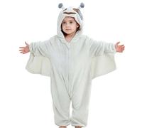 Cuwtheugwg Costume Noel Bebe Combinaison Pilote Bébé Hiver Ensemble Garcon Barboteuse Garçon 36 Mois Hauts Pantalons Chapeau Chaussettes Déguisement Cosplay Pyjama (Blanc,12-18 mois)