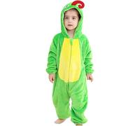 Cuwtheugwg Costume Noel Bebe Combinaison Pilote Bébé Hiver Ensemble Garcon Barboteuse Garçon 36 Mois Hauts Pantalons Chapeau Chaussettes Déguisement Cosplay Pyjama (Vert,6-12 mois)