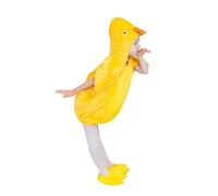 Cuwtheugwg Costume Poussin Enfant Déguisements Amusants pour Vos Soirées Barboteuses Respirantes Combinaison avec Chapeau Carnaval Tenue De Poussins Pâques Cadeau Paques (Jaune#a,4-5 Ans)