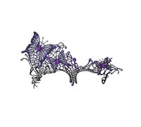 Cuwtheugwg Couple Masque Vénitien Masqué Ou Fête Costumée Venise Homme Noir Blanc À Décorer Yeux Sexy Pour Mardi Gras Et Mascarade En Dentelle Femme Carnaval Rouge Robe De(Violet)