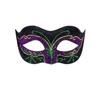 Cuwtheugwg Couple Masques En Dentelle Hommes Femmes Masque Avec Bâton Venise Noir Plume Therian Mask Mascarade Vénitienne Bal Masqué Carnaval Et Or Pour Halloween De Mardi Gras(Le noir)