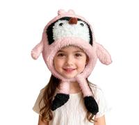 Cuwtheugwg Enfants Bonnet Écharpe Et Gants Ensemble 3Pcs Enfant Hiver Avec Pompon Tour De Cou Doublure Pour Garcon Snood Fille 10 Ans Adolescent 6 Cordon Sports Plein Air (Rose,2-8 ans)