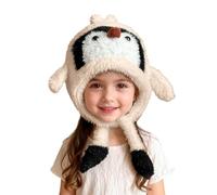 Cuwtheugwg Enfants Bonnet Écharpe Et Gants Ensemble 3Pcs Enfant Hiver Avec Pompon Tour De Cou Doublure Pour Garcon Snood Fille 10 Ans Adolescent 6 Cordon Sports Plein Air (Beige,2-8 ans)