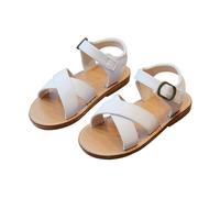 Cuwtheugwg Enfants Sandales Chaussures Pour Déguisement Garçon Fille Bout Respirantes Plage Sandale Bebe Cuir Chaussure 26 Dessus En Plastique Respirant Claquettes 27 (Blanc,24)