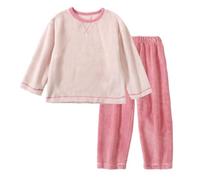 Cuwtheugwg Générique Ensemble Enfant Garçon Hiver Chaud Pull Manches Longues Jupe À Boutons Fille 2 Pièces Survetement Automne Vêtements 3Pcs Tenues Bébé 6 Mois Vetement (Rose,4-5 ans)