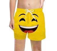 Cuwtheugwg Maillot De Bain Enfant Garcon Shorts Plage À Taille Élastique pour Garçons Bébé Garçon Dessin Animé Kids Natation Short Pas Cher Bebe 9 Mois 5 Ans Slips 10 (Jaune,8-9 Ans)