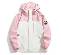 Cuwtheugwg Manteau Homme En Laine Chaud Blouson À Capuche De Travail Vetement Veste D'Hiver Col Montant Zipper Winter Jacket Militaire Pour Le Plein Air Hiver Ski Chasse Motos (Rose,M)