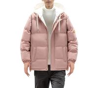 Cuwtheugwg Manteau Homme En Laine Chaud Blouson Militaire Doublure Chaude Classique Coupe Mince À Capuche Veste Hiver Gilet Tres De Chasse Pour Le Travail Plein Air Ski Motos (Rouge,XXL)