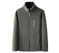 Cuwtheugwg Manteau Homme En Laine Hiver Chaud Blouson Militaire Doublure Chaude Long Veste Cargo Polaire D'Hiver Pour Gilet D'Intérieur Le Travail Plein Air Ski Chasse Motos (Vert,XXL)