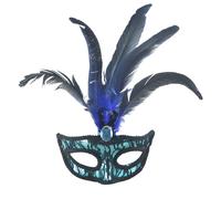 Cuwtheugwg Masque De Mascarade Femme Masqué Ou Fête Costumée Venise A Decorer Maskerade Cosplay Noir À Yeux Sexy Pour Mardi Gras Et En Dentelle Carnaval Rouge Complet Costume(Bleu)