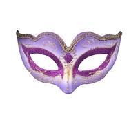 Cuwtheugwg Masque Vénitien Couple Filigrane Noir Et Argenté Masques Venise Or Antique Mascaras Media Cara Máscara Venitien Femme Mascarade De Carnaval Accessoire Couverture Du Visage(Violet)