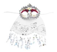 Cuwtheugwg Masques De Carnaval Vénitien Masqué Pour Femme Homme Les Yeux Masque Couple Deguisement Et Adultes Diy Antiques Rétro Mascarade A Decorer Cosplay Costume Fête Le(Argent)