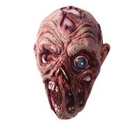 Cuwtheugwg Masques D'Halloween Scary Full Head Skull Masque De Squelette Latex Démon Souriant Halloween Adulte Visage Costume D'Horreur Latex Réaliste Mask Homme Femme Fete (#A04,Taille unique)