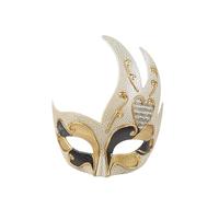 Cuwtheugwg Masques Vénitiens Avec Plumes Pour Femme Demi-Masque Mystère Masque Venise Sexy Para Carnaval Halloween Disfraz De Mascarade Plume Accessoire Couverture Du Visage(Le noir)