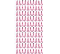Cuwtheugwg Octobre Rose 100Pcs Épingles À Ruban Broche Cancer Du Sein Avec En Satin Broches Émail Femme Badge Pins Engages 100 Pcs 2025 Accessoires Filles (100pc #1,Taille unique)