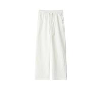 Cuwtheugwg Pantalons De Sport Homme Baggy Décontracté Survêtement Joggers Pantalon Hommes Cargo avec Poches Jogging Camouflage Short Muay Thai Trekking Men Casual Trousers (Blanc,XXL)