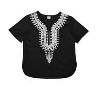 Cuwtheugwg Robe pour Fille Garçon Caftan Manches Longues Musulmane avec Poches Col Rond Couleur Unie Décontracté Enfant Tenue du Moyen-Orient Abaya Le Ramadan Et L'Aïd (Marine,2-3 Ans)